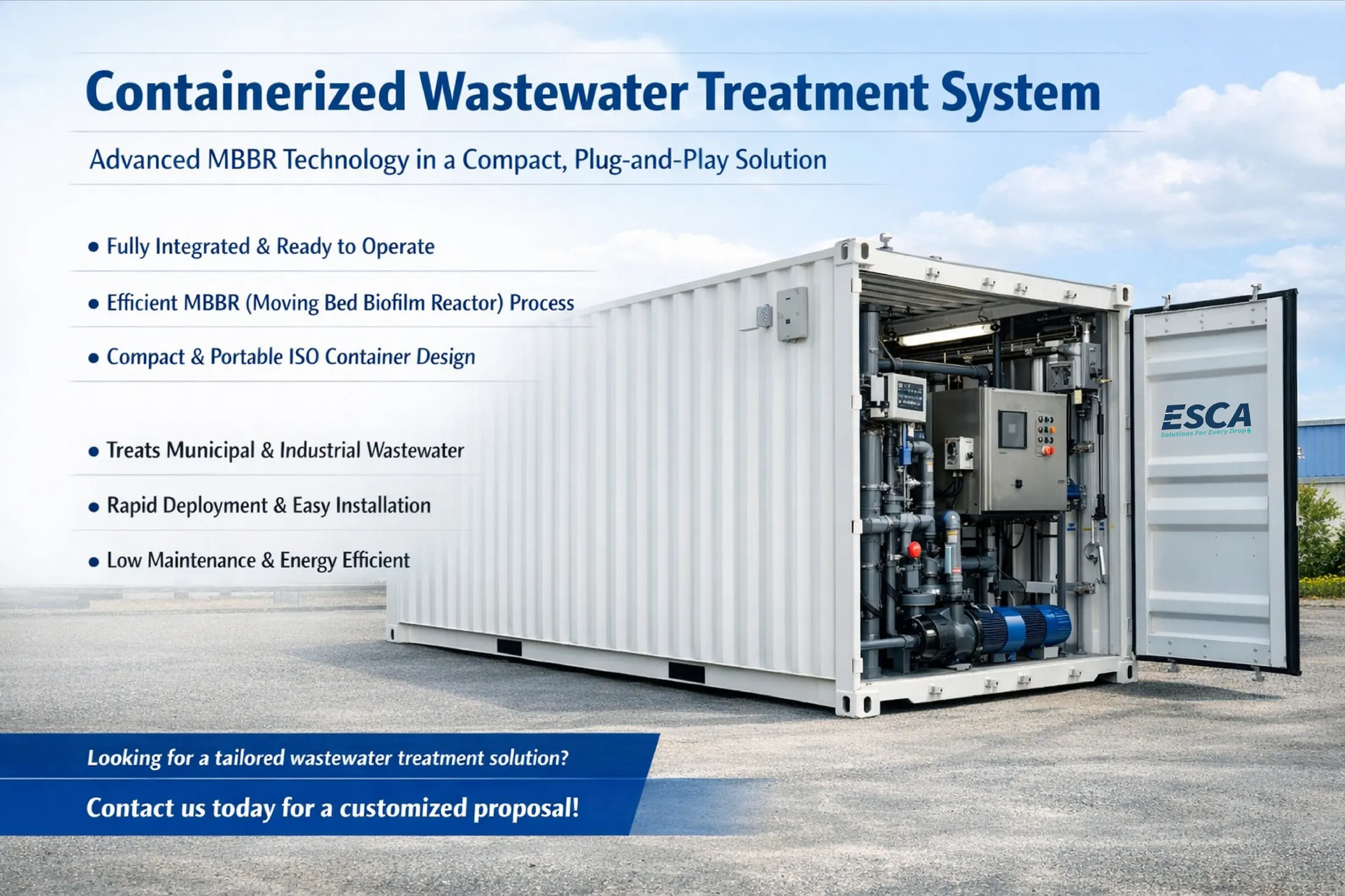 Compact Wastewater Treatment System